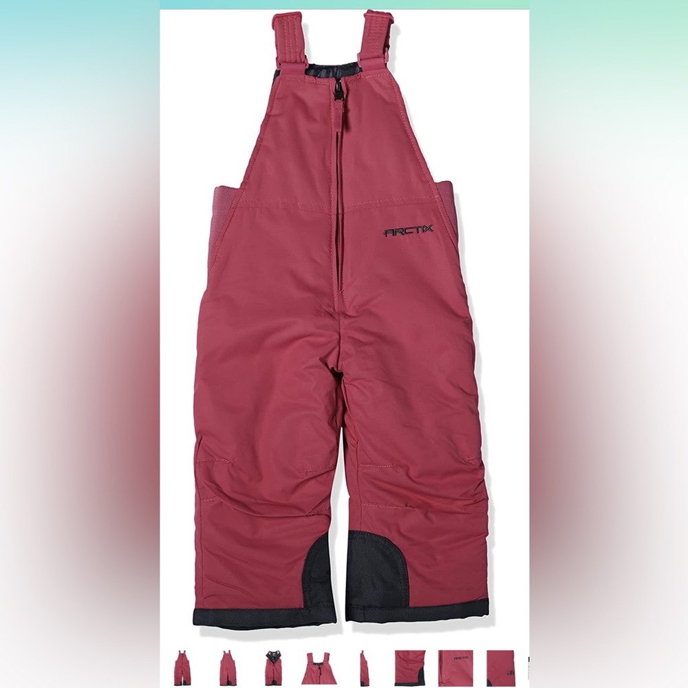 Brand New Arctix Baby girl Toddler Snow Bib Overalls sz 18 months fuchsia pink
